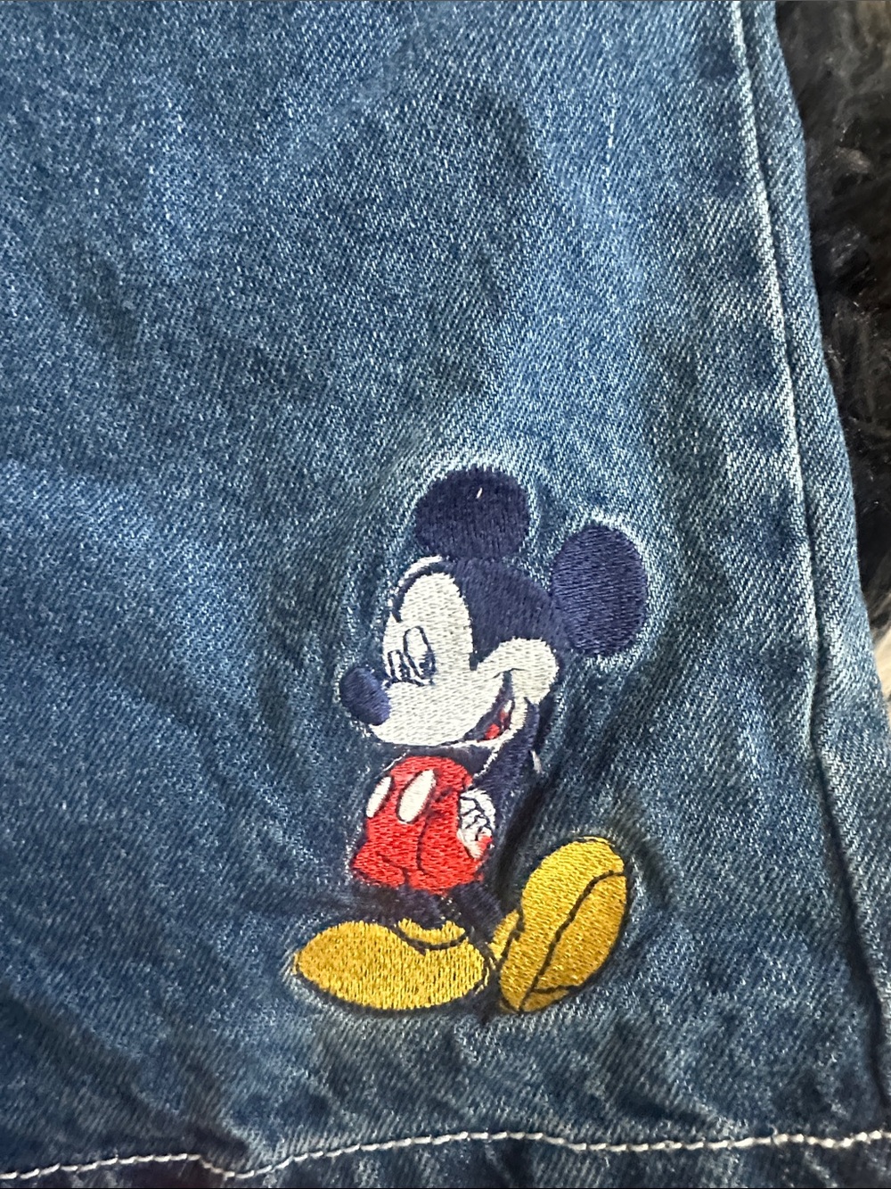 Vtg Mickey denim shorts - Picture 2 of 6